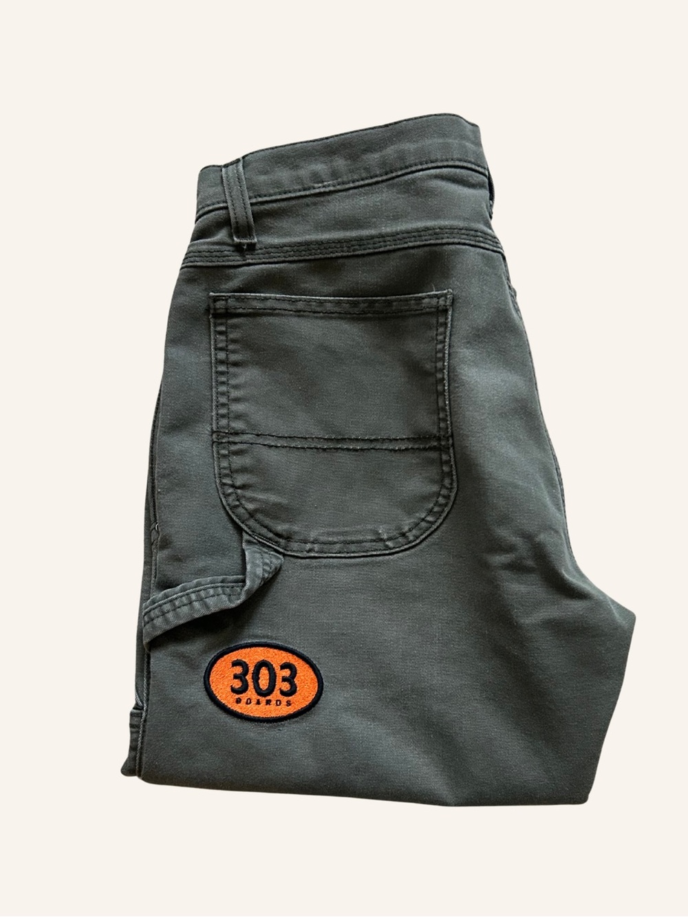 Dickies Flex Olive Green Cargo Pants Size 32 x 32 Regular Cotton 303 (Denver) - Picture 9 of 15